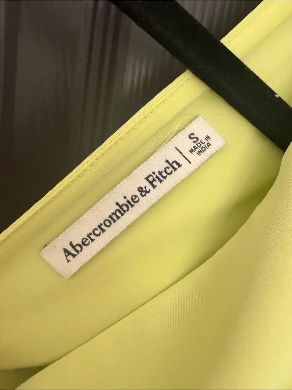 Abercrombie & Fitch | Key Lime Matching Set - Tie Top & Satin Skort